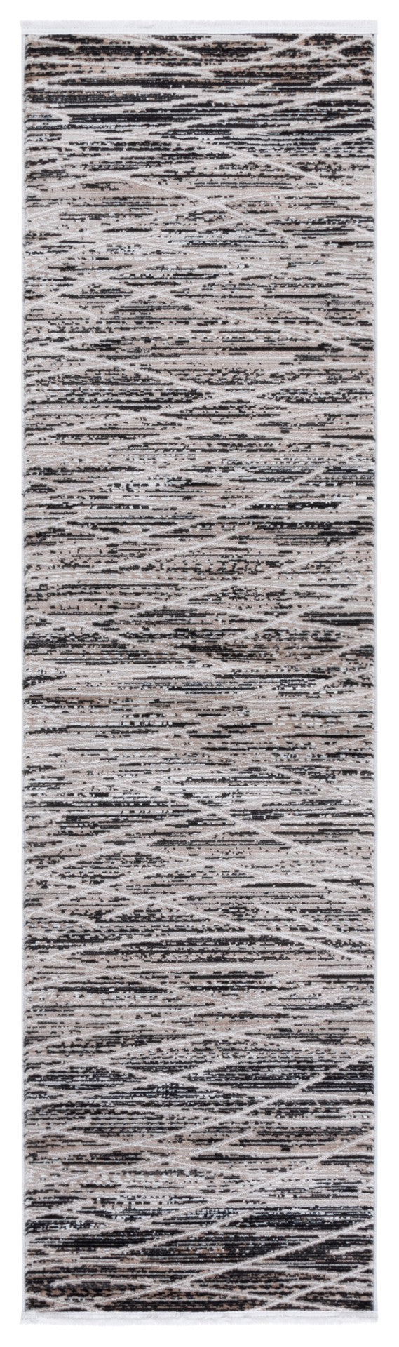 Safavieh Mila Modern Area Rug - Elegant Power Loomed Design For Living Room, Bedroom, Or Office Decor Black ,Beige Ivory Polyester Mil222z-9