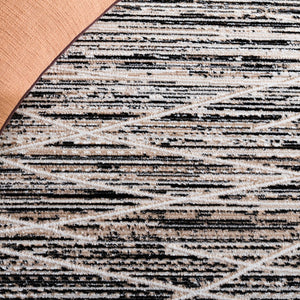 Safavieh Mila Modern Runner Rug - Elegant Turkish Design For Hallways, Soft Touch, Chic Home Decor Accent Black ,Beige Ivory Polyester Mil222z-5