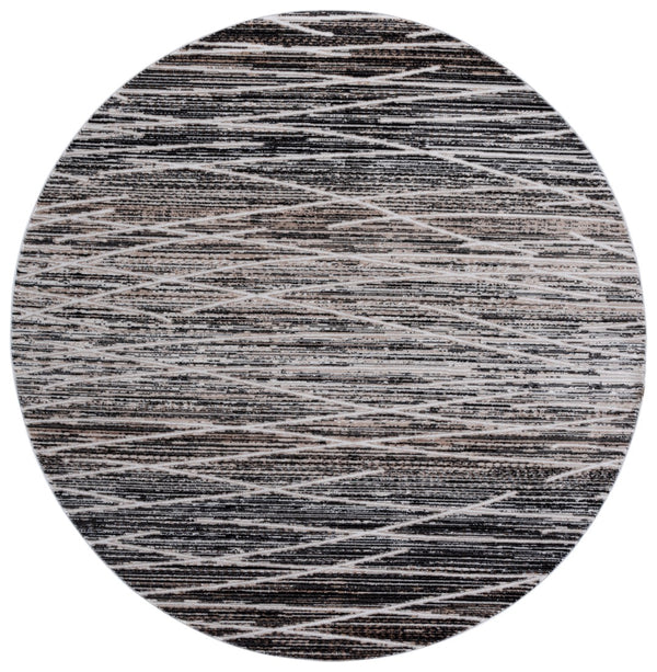 Safavieh Mila Modern Area Rug - Elegant Power Loomed Design For Living Room, Bedroom, Or Office Decor Black ,Beige Ivory Polyester Mil222z-9