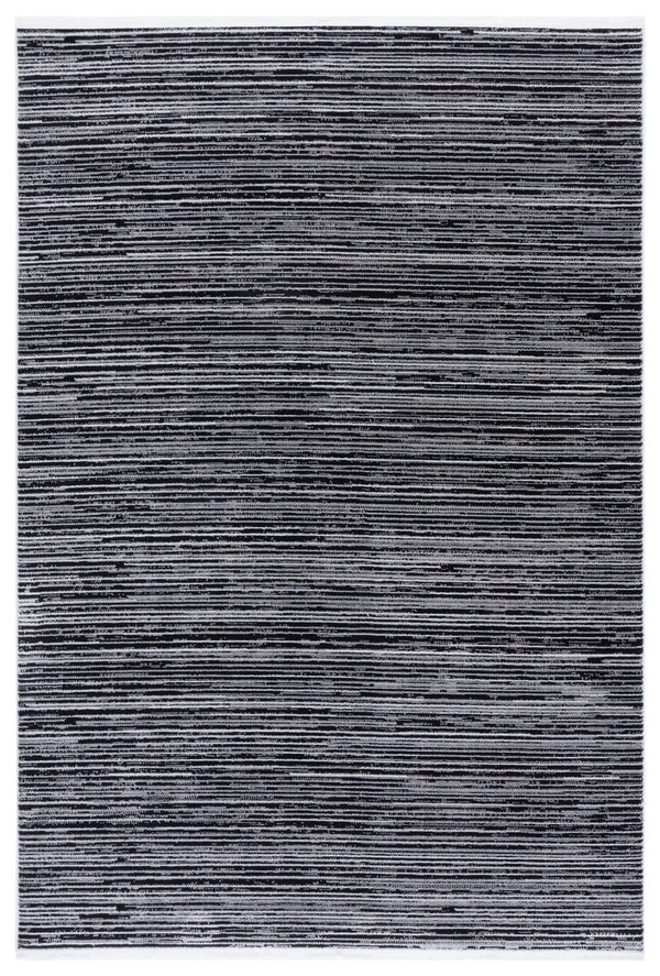 Safavieh Mila Modern Runner Rug - Stylish Power Loomed Polyester Design For Elegant Home Decor Upgrade Beige ,Black Polyester Mil224b-5