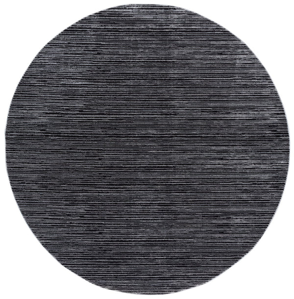 Safavieh Mila Modern Runner Rug - Stylish Power Loomed Polyester Design For Elegant Home Decor Upgrade Beige ,Black Polyester Mil224b-7r