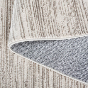 Safavieh Mila Modern Area Rug - Exquisite Power Loomed Design In Elegant Grey And Ivory For Contemporary Spaces Grey ,Ivory Polyester Mil224f-7r