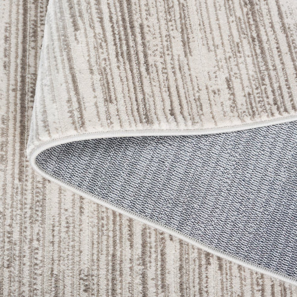 Safavieh Mila Modern Area Rug - Exquisite Power Loomed Design In Elegant Grey And Ivory For Contemporary Spaces Grey ,Ivory Polyester Mil224f-7r