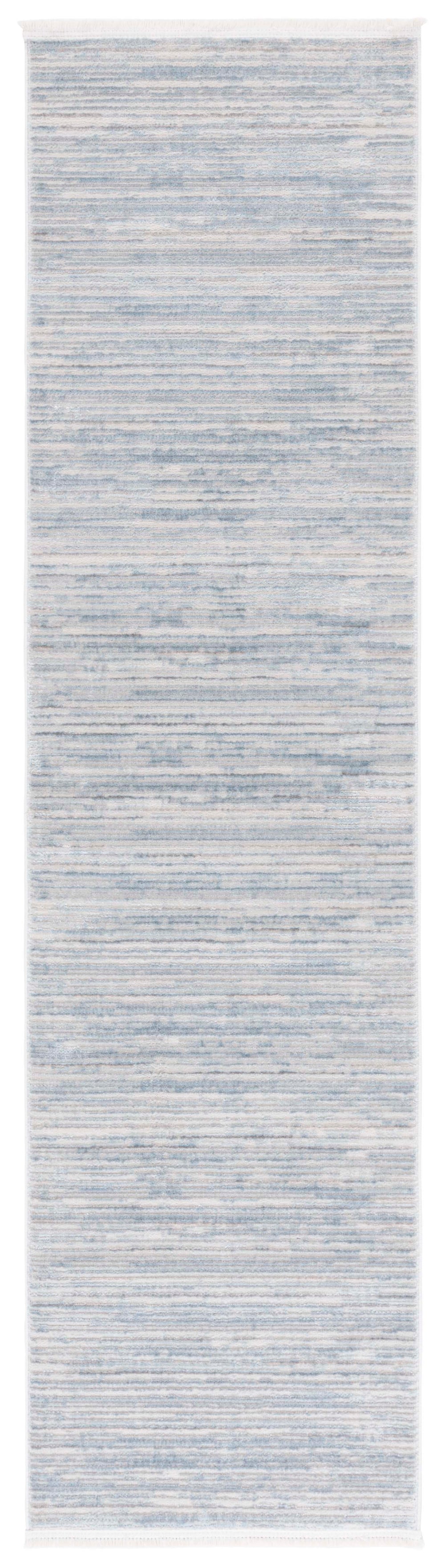 Safavieh Mila Modern Area Rug - Exquisite Power Loomed Design In Elegant Grey And Ivory For Contemporary Spaces Light Blue ,Grey Polyester Mil224k-28