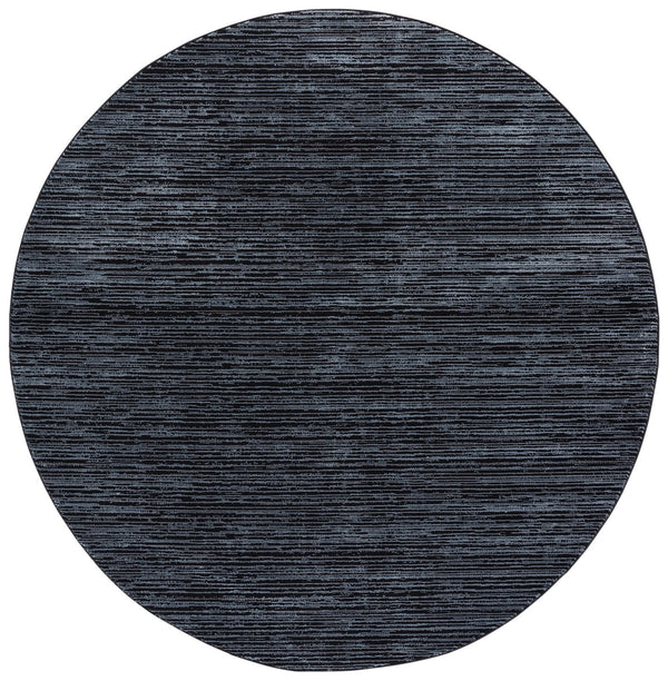 Safavieh Mila Modern Runner Rug - Stylish Power Loomed Polyester Design For Elegant Home Decor Upgrade Light Blue ,Black Polyester Mil224l-7r