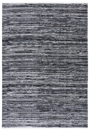 Safavieh Mila Elegant Area Rug – Modern Turkish Design In Neutral Shades For Stylish Home Decor Upgrade Black ,Ivory Polyester Mil224z-8