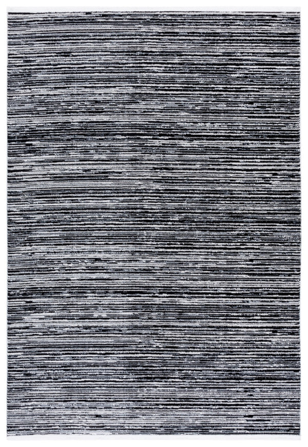 Safavieh Mila Elegant Area Rug – Modern Turkish Design In Neutral Shades For Stylish Home Decor Upgrade Black ,Ivory Polyester Mil224z-8