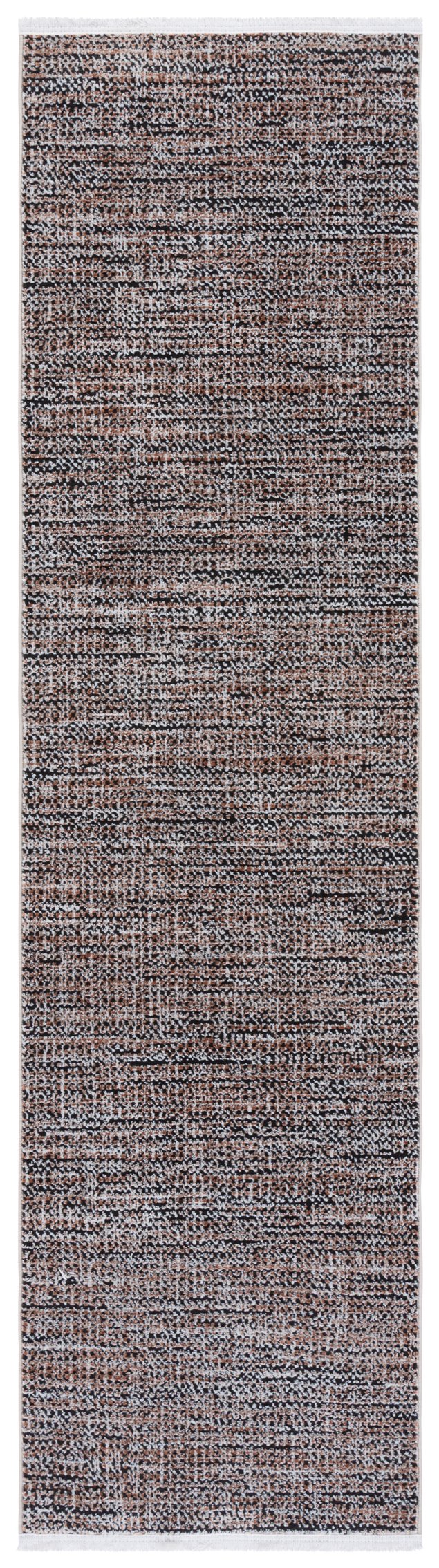 Safavieh Mila Modern Runner Rug - Elegant Power Loomed Polyester For High-traffic Areas In Your Home Decor Beige ,Black Polyester Mil226b-28