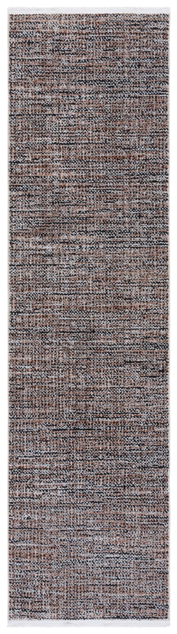 Safavieh Mila Modern Runner Rug - Elegant Power Loomed Polyester For High-traffic Areas In Your Home Decor Beige ,Black Polyester Mil226b-28