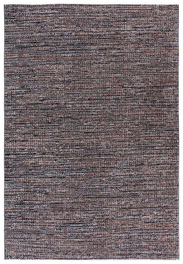 Safavieh Mila Modern Runner Rug - Elegant Power Loomed Polyester For High-traffic Areas In Your Home Decor Beige ,Black Polyester Mil226b-5