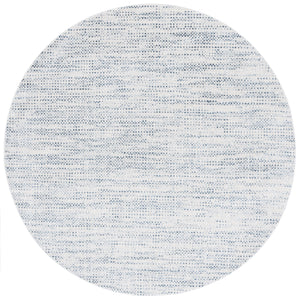 Safavieh Mila Modern Abstract Area Rug - Elegant Blue And Ivory Design For Luxurious Home Decor Comfort Blue ,Ivory Polyester Mil226m-9