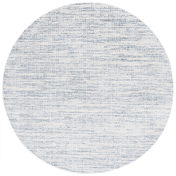 Safavieh Mila Modern Abstract Area Rug - Elegant Blue And Ivory Design For Luxurious Home Decor Comfort Blue ,Ivory Polyester Mil226m-9
