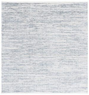 Safavieh Mila Modern Abstract Area Rug - Elegant Blue And Ivory Design For Luxurious Home Decor Comfort Blue ,Ivory Polyester Mil226m-9