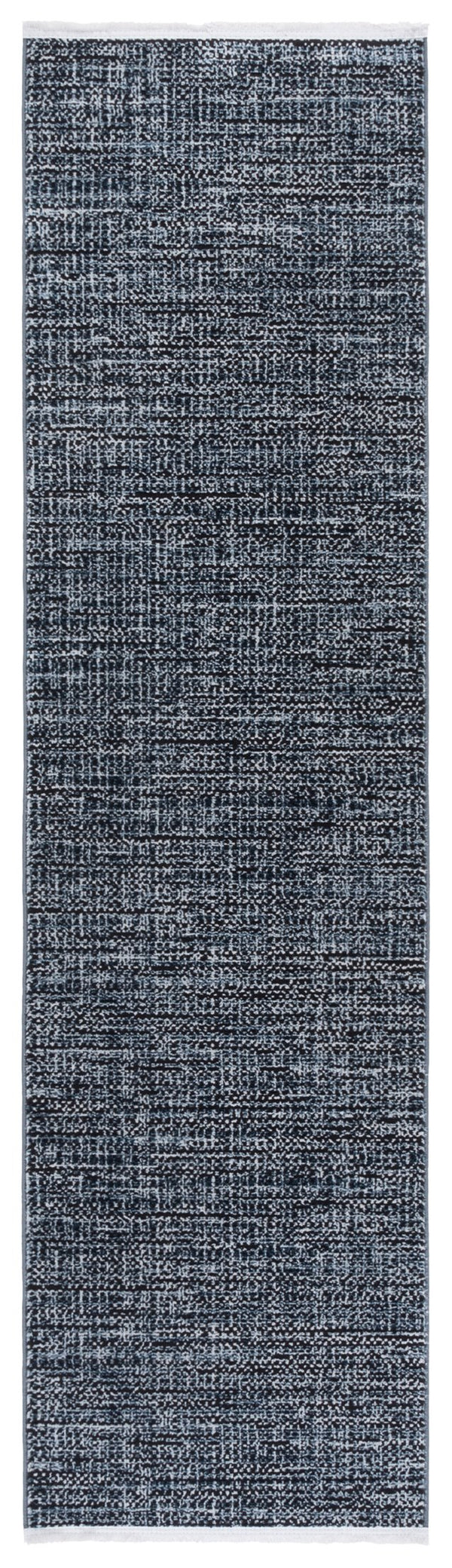 Safavieh Mila Modern Runner Rug - Elegant Power Loomed Polyester For High-traffic Areas In Your Home Decor Black ,Light Blue Polyester Mil226z-28