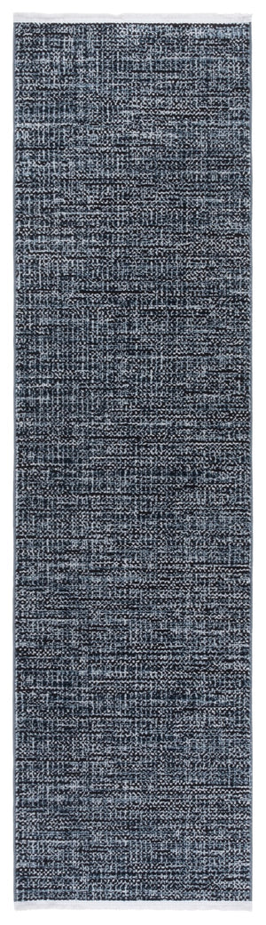 Safavieh Mila Modern Area Rug - Elegant Minimalist Design For Effortless Home Style And Comfort Black ,Light Blue Polyester Mil226z-9