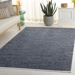 Safavieh Mila Modern Runner Rug - Elegant Power Loomed Polyester For High-traffic Areas In Your Home Decor Black ,Light Blue Polyester Mil226z-5