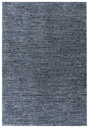Safavieh Mila Modern Area Rug - Elegant Minimalist Design For Effortless Home Style And Comfort Black ,Light Blue Polyester Mil226z-9