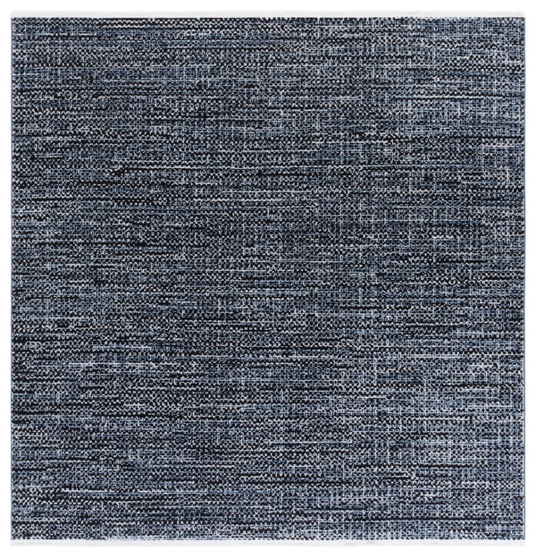 Safavieh Mila Modern Area Rug - Elegant Minimalist Design For Effortless Home Style And Comfort Black ,Light Blue Polyester Mil226z-9