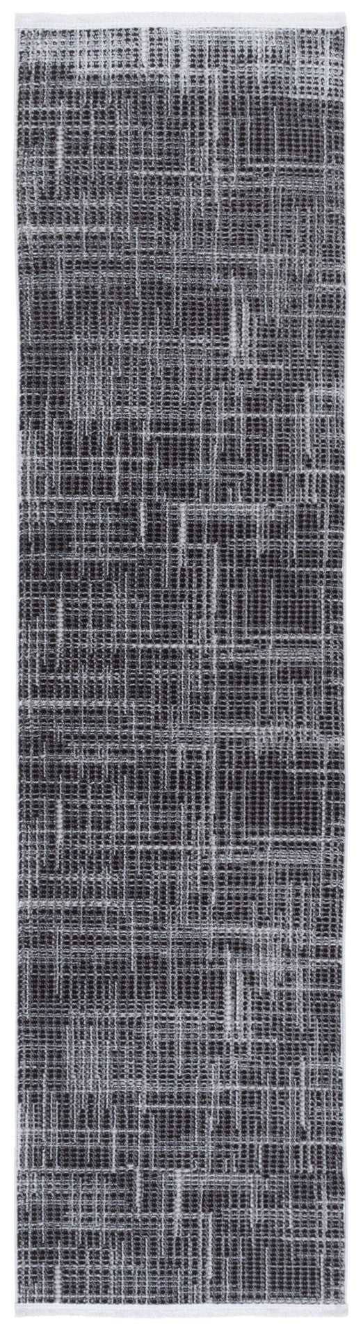 Safavieh Mila Modern Ivory And Black Area Rug - Soft, Durable Floor Accent For Stylish Home Décor Light Grey ,Black Polyester Mil228f-9
