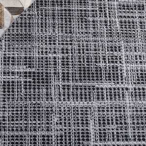 Safavieh Mila Modern Ivory And Black Area Rug - Soft, Durable Floor Accent For Stylish Home Décor Light Grey ,Black Polyester Mil228f-9