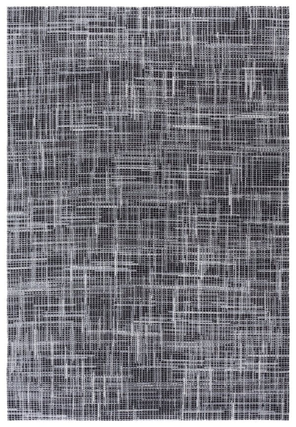 Safavieh Mila Modern Ivory And Black Area Rug - Soft, Durable Floor Accent For Stylish Home Décor Light Grey ,Black Polyester Mil228f-9