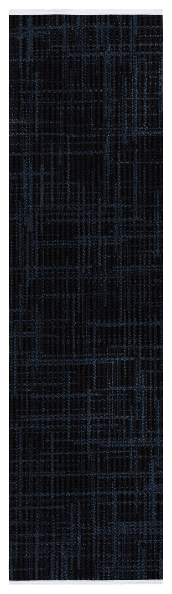 Safavieh Mila Modern Ivory And Black Area Rug - Soft, Durable Floor Accent For Stylish Home Décor Dark Blue ,Black Polyester Mil228l-8