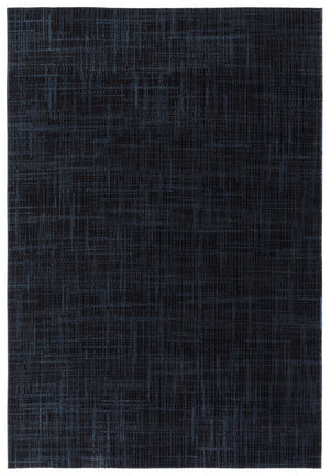 Safavieh Mila Modern Ivory And Black Area Rug - Soft, Durable Floor Accent For Stylish Home Décor Dark Blue ,Black Polyester Mil228l-8