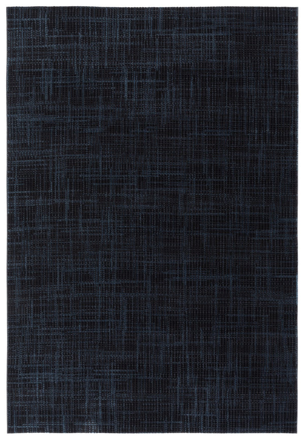 Safavieh Mila Modern Ivory And Black Area Rug - Soft, Durable Floor Accent For Stylish Home Décor Dark Blue ,Black Polyester Mil228l-8