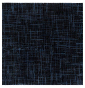 Safavieh Mila Modern Ivory And Black Area Rug - Soft, Durable Floor Accent For Stylish Home Décor Dark Blue ,Black Polyester Mil228l-8