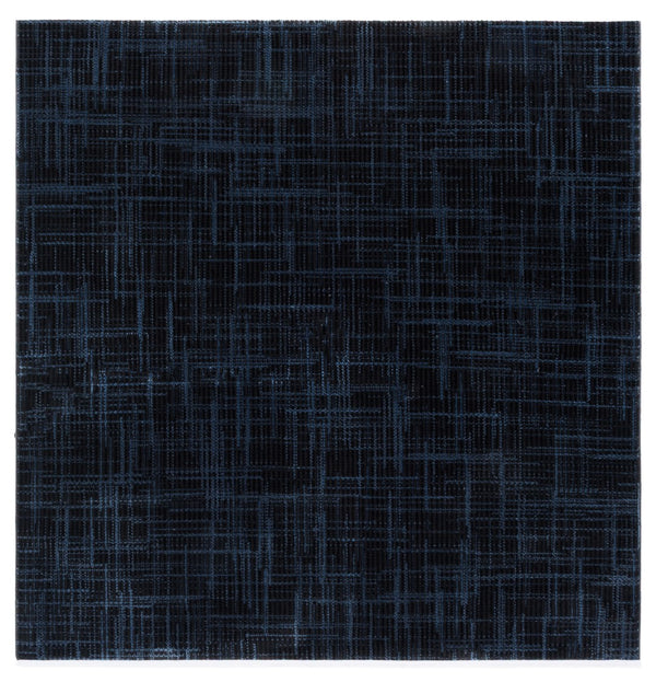 Safavieh Mila Modern Ivory And Black Area Rug - Soft, Durable Floor Accent For Stylish Home Décor Dark Blue ,Black Polyester Mil228l-8