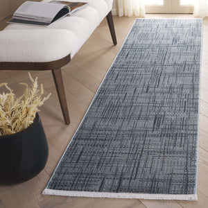 Safavieh Mila Modern Area Rug - Elegant Blue And Grey Design, Craftsmanship From Turkey For Your Home Decor Blue ,Grey Polyester Mil228m-7r