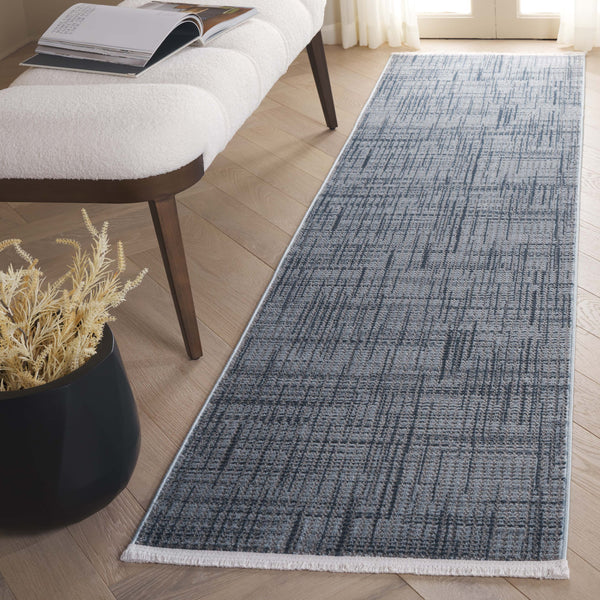 Safavieh Mila Modern Area Rug - Elegant Blue And Grey Design, Craftsmanship From Turkey For Your Home Decor Blue ,Grey Polyester Mil228m-7r