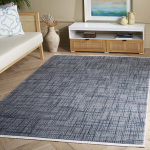 Safavieh Mila Modern Area Rug - Elegant Blue And Grey Design, Craftsmanship From Turkey For Your Home Decor Blue ,Grey Polyester Mil228m-7r