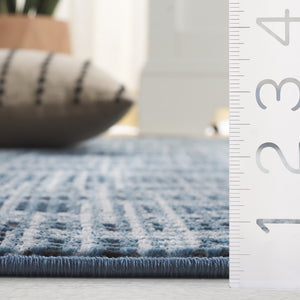 Safavieh Mila Modern Ivory And Black Area Rug - Soft, Durable Floor Accent For Stylish Home Décor Blue ,Black Polyester Mil228n-9