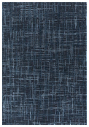 Safavieh Mila Modern Ivory And Black Area Rug - Soft, Durable Floor Accent For Stylish Home Décor Blue ,Black Polyester Mil228n-9