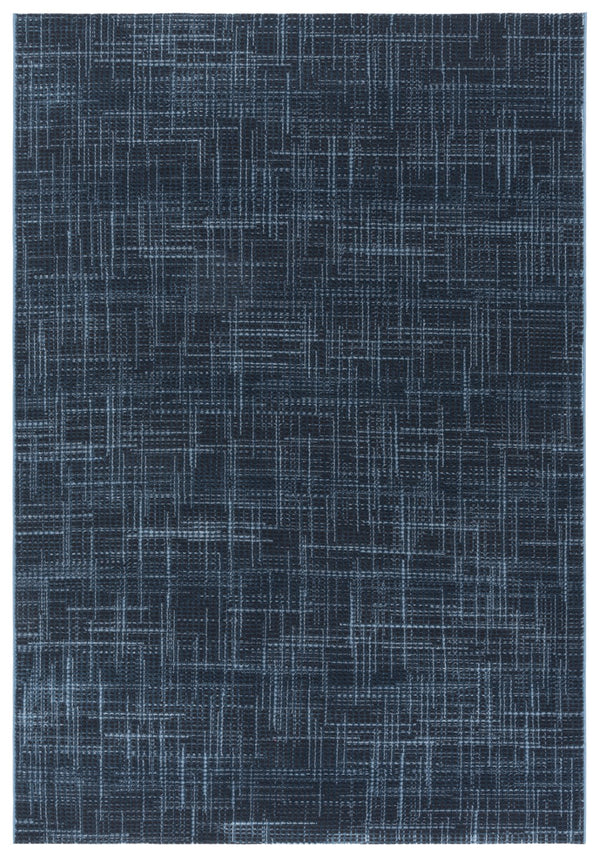 Safavieh Mila Modern Ivory And Black Area Rug - Soft, Durable Floor Accent For Stylish Home Décor Blue ,Black Polyester Mil228n-9