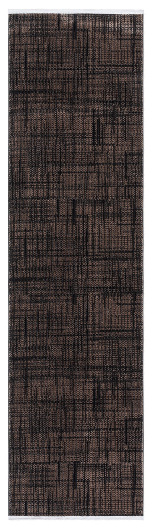 Safavieh Mila Modern Ivory And Black Area Rug - Soft, Durable Floor Accent For Stylish Home Décor Brown ,Black Polyester Mil228t-4