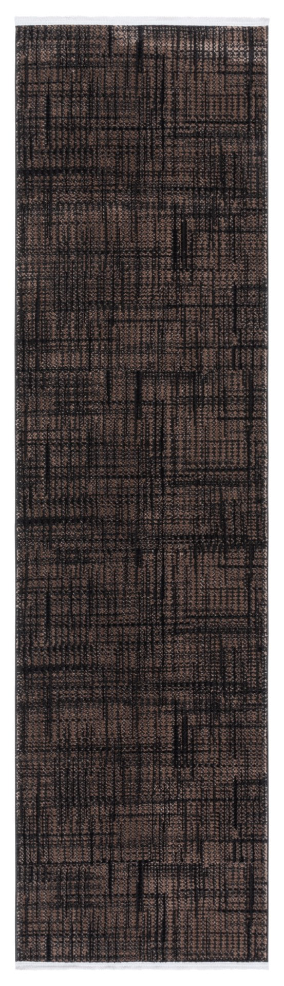Safavieh Mila Modern Ivory And Black Area Rug - Soft, Durable Floor Accent For Stylish Home Décor Brown ,Black Polyester Mil228t-4
