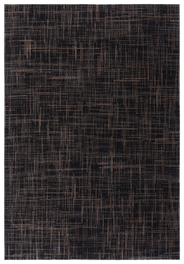 Safavieh Mila Modern Ivory And Black Runner Rug - Stylish Power Loomed Design For Hallway Elegance Brown ,Black Polyester Mil228t-5