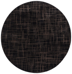 Safavieh Mila Modern Ivory And Black Runner Rug - Stylish Power Loomed Design For Hallway Elegance Brown ,Black Polyester Mil228t-7r