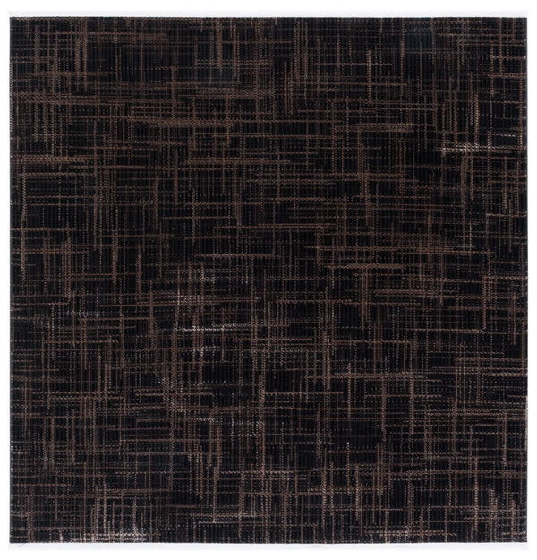 Safavieh Mila Modern Ivory And Black Area Rug - Soft, Durable Floor Accent For Stylish Home Décor Brown ,Black Polyester Mil228t-4