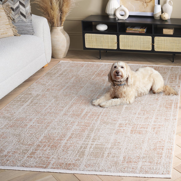 Safavieh Mila Exquisite Power-loomed Area Rug In Elegant Ivory And Beige - Turkish Craftsmanship For Your Home Ivory ,Beige Polyester Mil230a-28