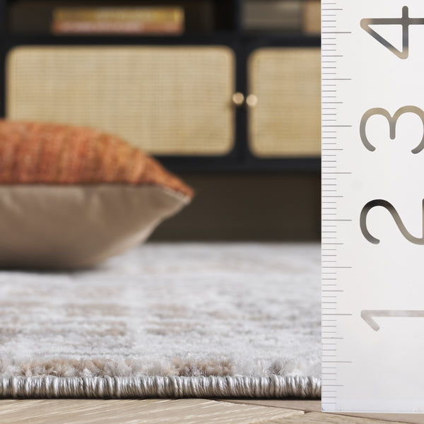 Safavieh Mila Exquisite Power-loomed Area Rug In Elegant Ivory And Beige - Turkish Craftsmanship For Your Home Beige ,Ivory Grey Polyester Mil230b-5