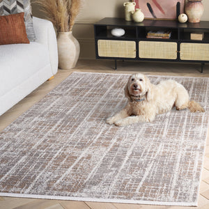 Safavieh Mila Exquisite Power-loomed Area Rug In Elegant Ivory And Beige - Turkish Craftsmanship For Your Home Beige ,Ivory Grey Polyester Mil230b-5