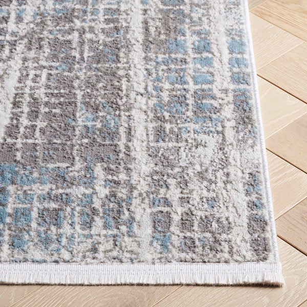 Safavieh Mila Exquisite Power-loomed Area Rug In Elegant Ivory And Beige - Turkish Craftsmanship For Your Home Grey ,Light Blue Polyester Mil230f-5
