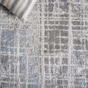 Safavieh Mila Exquisite Power-loomed Area Rug In Elegant Ivory And Beige - Turkish Craftsmanship For Your Home Grey ,Light Blue Polyester Mil230f-5