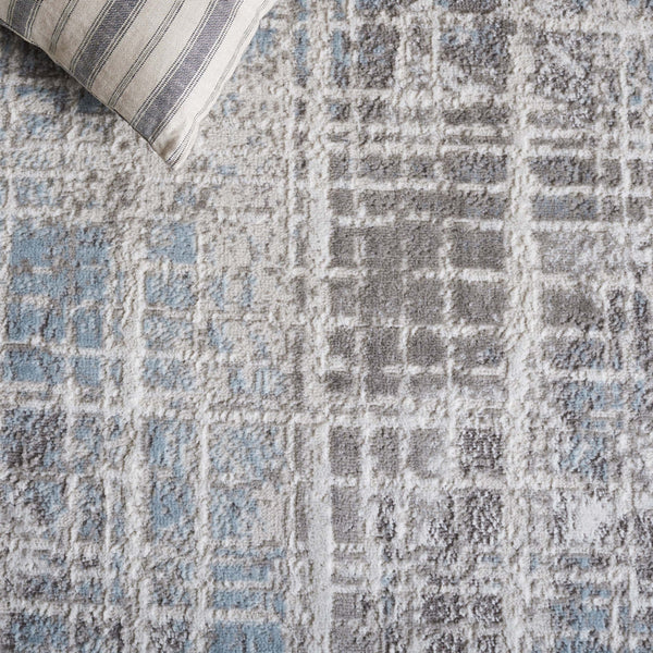 Safavieh Mila Exquisite Power-loomed Area Rug In Elegant Ivory And Beige - Turkish Craftsmanship For Your Home Grey ,Light Blue Polyester Mil230f-5