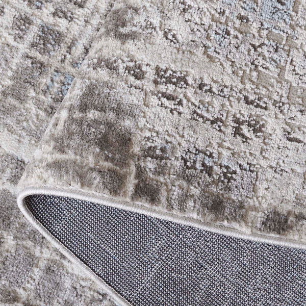 Safavieh Mila Exquisite Power-loomed Area Rug In Elegant Ivory And Beige - Turkish Craftsmanship For Your Home Grey ,Light Blue Polyester Mil230f-5