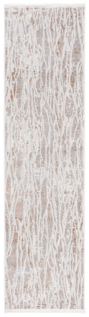 Safavieh Mila Power Loomed Area Rug - Modern Abstract Design In Neutral Hues For Elegant Home Décor Beige ,Grey Polyester Mil232b-4