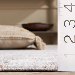 Safavieh Mila Power Loomed Area Rug - Modern Abstract Design In Neutral Hues For Elegant Home Décor Beige ,Grey Polyester Mil232b-4